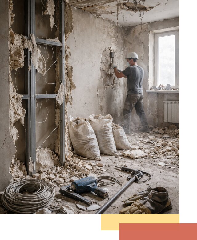 Профессиональный демонтаж зданий и конструкций в Алексине