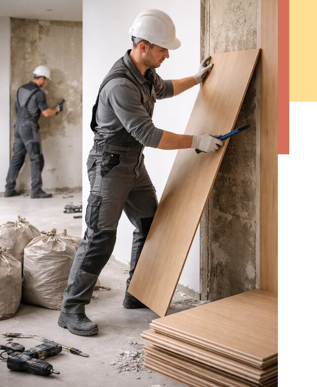 Демонтаж стеновых панелей в Алексине от 3846 руб. за м² быстро и недорого | ОТДЕЛОЧНИК-Лкс