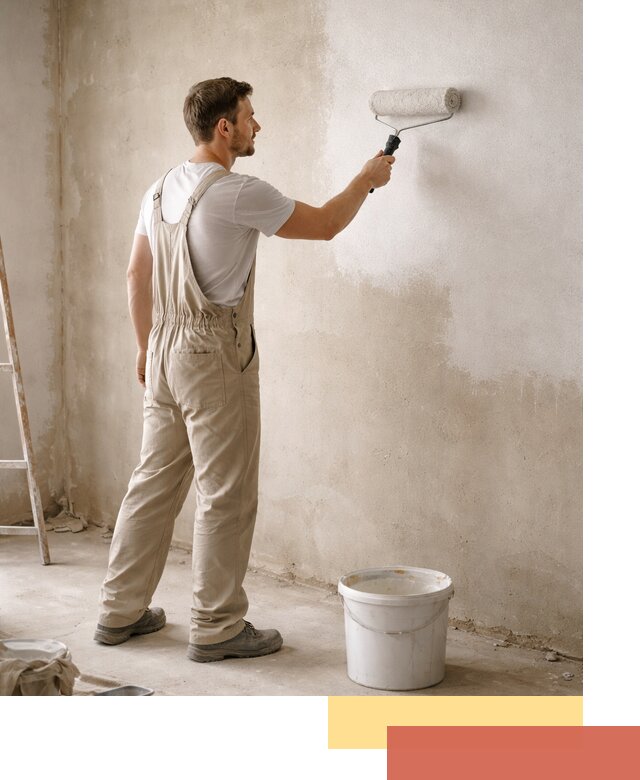 Грунтовка стен под отделку в Алексине профессиональным раствором