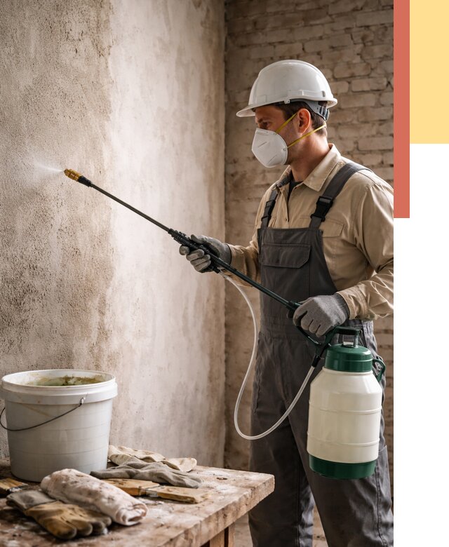 Антисептическая обработка стен в Алексине от 1319 руб. — быстро и недорого | ОТДЕЛОЧНИК-Лкс