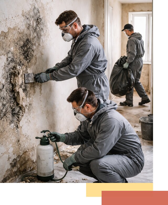 Удаление плесени со стен профессионально в Алексине