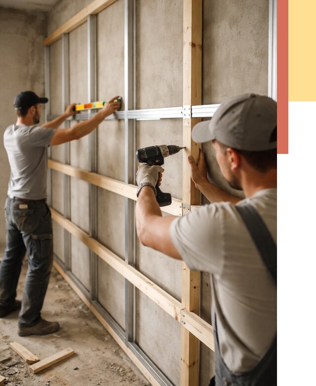 Устройство обрешетки под панели в Алексине от 2307 руб. — монтаж под ключ | ОТДЕЛОЧНИК-Лкс