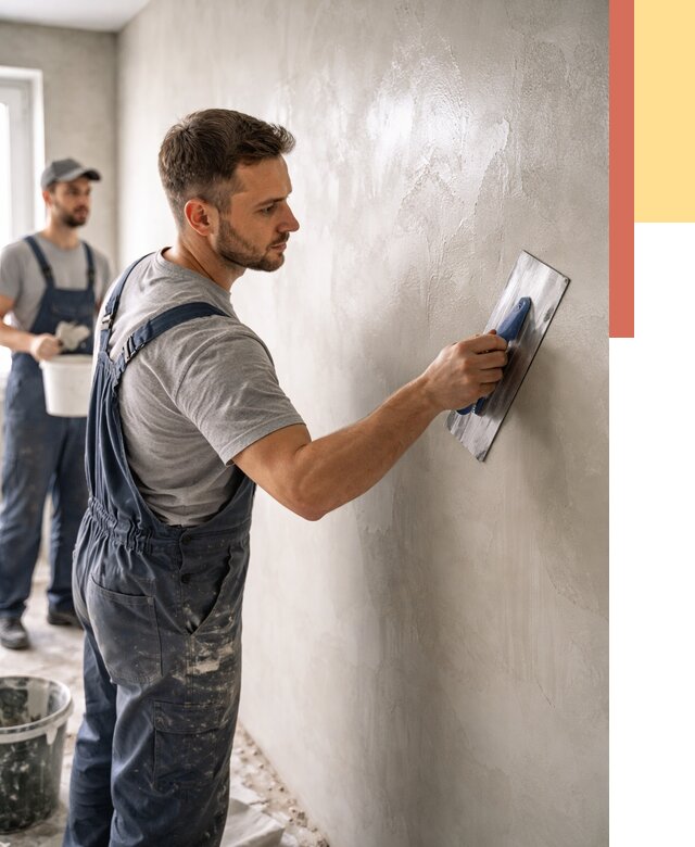 Глянцевание штукатурки стен в Алексине от 8241 руб. — услуги и затирка | ОТДЕЛОЧНИК-Лкс