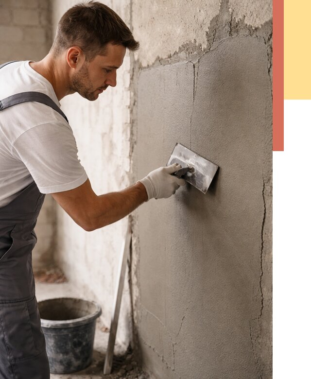 Штукатурка стен под плитку в Алексине от 4615 руб./м2 — выравнивание под плитку | ОТДЕЛОЧНИК-Лкс