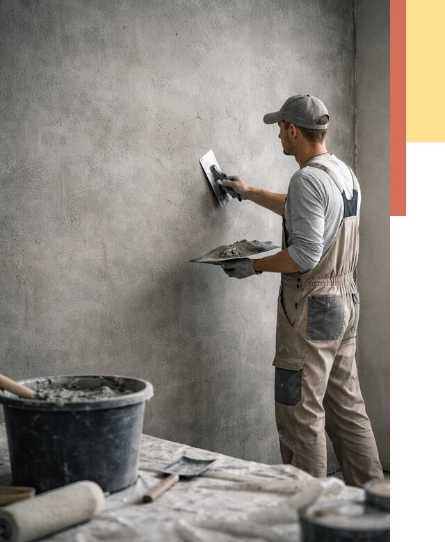 Декоративная штукатурка под бетон в Алексине от 2747 руб./м² — нанесение под ключ | ОТДЕЛОЧНИК-Лкс