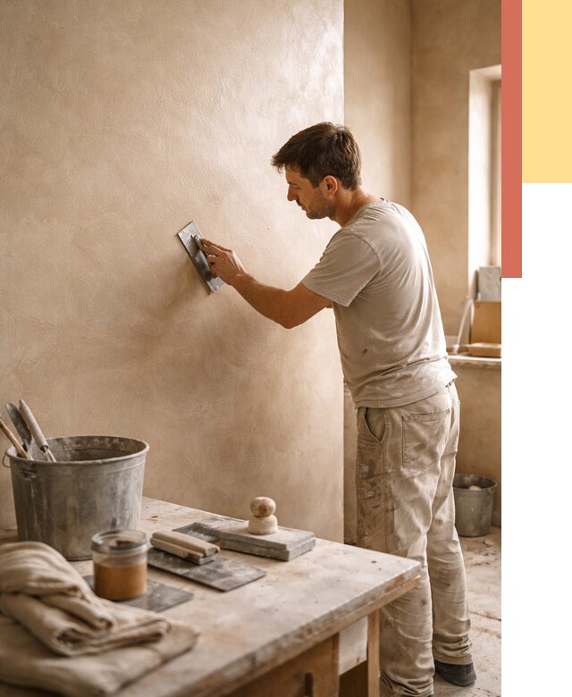 Марокканская штукатурка таделакт в Алексине под ключ от 4615 руб. | ОТДЕЛОЧНИК-Лкс