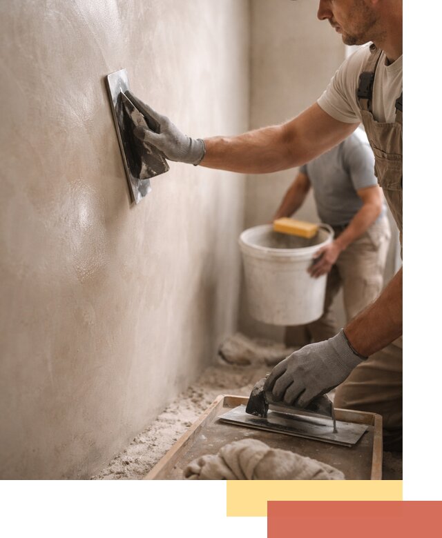 Нанесение марокканской штукатурки таделакт в Алексине