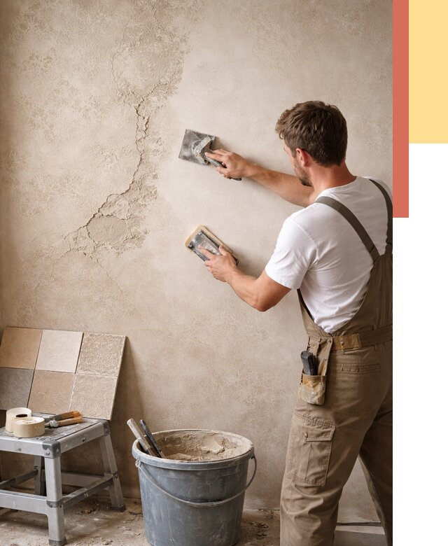 Ремонт декоративной штукатурки в Алексине от 4945 руб. под ключ | ОТДЕЛОЧНИК-Лкс