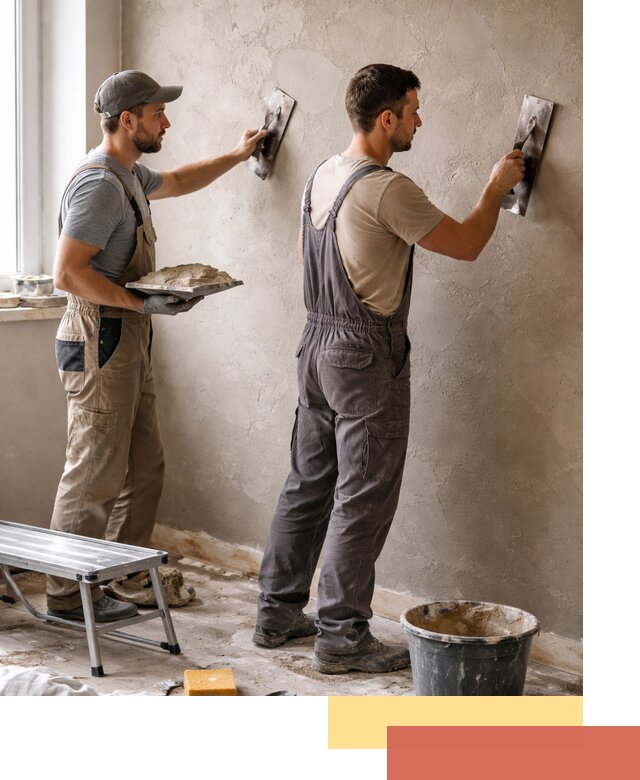 Ремонт декоративной штукатурки и восстановление фактуры в Алексине