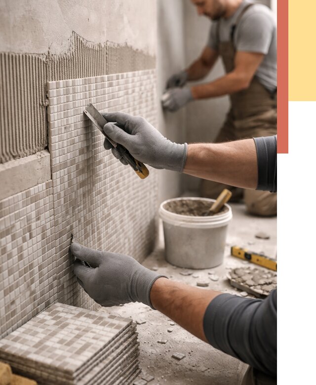 Облицовка стен мозаикой в Алексине от 3516 руб/м2 — укладка мозаики на стены | ОТДЕЛОЧНИК-Лкс