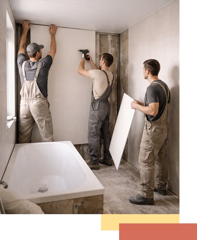 Отделка ванной панели ПВХ профессионально в Алексине