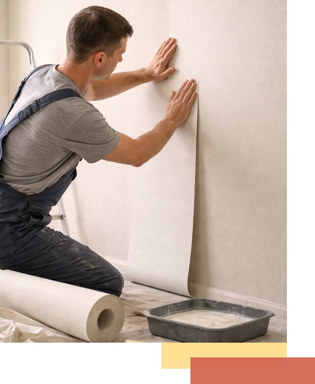 Поклейка флизелиновых обоев в Алексине качественно и быстро