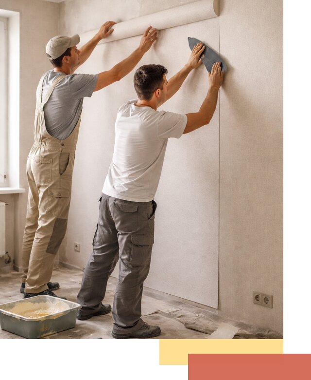 Поклейка виниловых обоев в Алексине профессионально и качественно