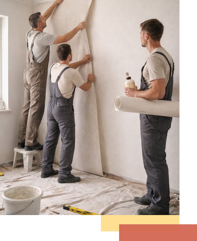 Оклейка стен обоями в Алексине — качественно и профессионально