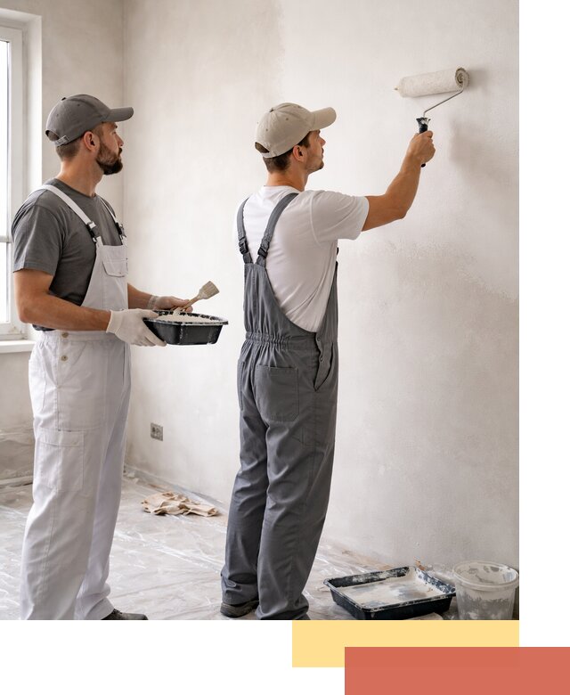 Покраска стен водоэмульсионной краской в Алексине