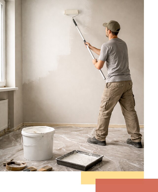 Покраска стен латексной краской в Алексине качественно и быстро