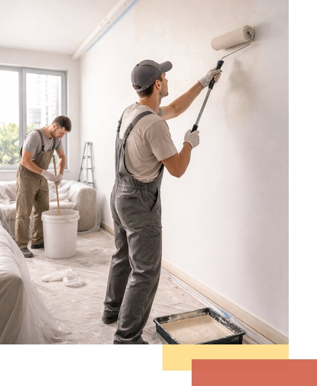 Покраска стен в офисе в Алексине — быстрый и качественный ремонт