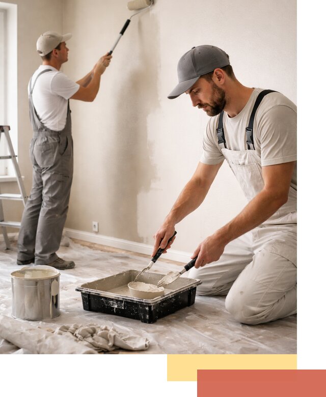 Покраска стен в квартире в Алексине — профессионально и аккуратно