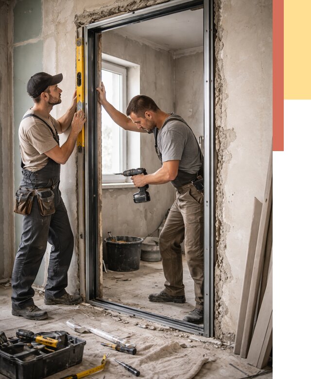 Закладка дверного проема в Алексине от 3846 руб. — быстро и недорого | ОТДЕЛОЧНИК-Лкс