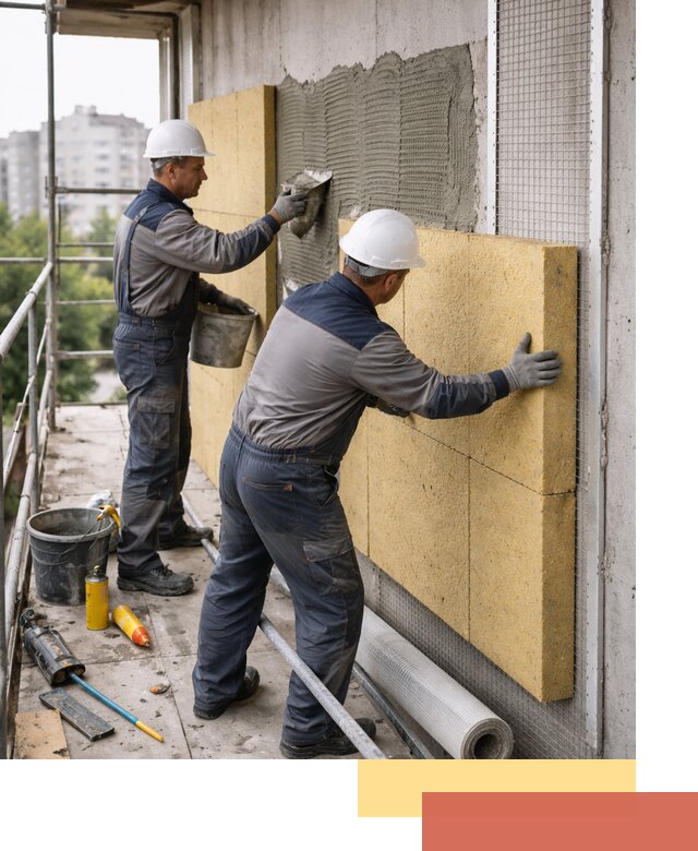 Утепление стен зданий и домов в Алексине качественно и надежно