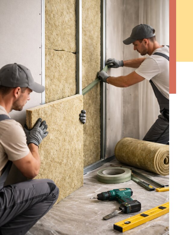 Шумоизоляция стен в Алексине под ключ от 2033 руб. | ОТДЕЛОЧНИК-Лкс