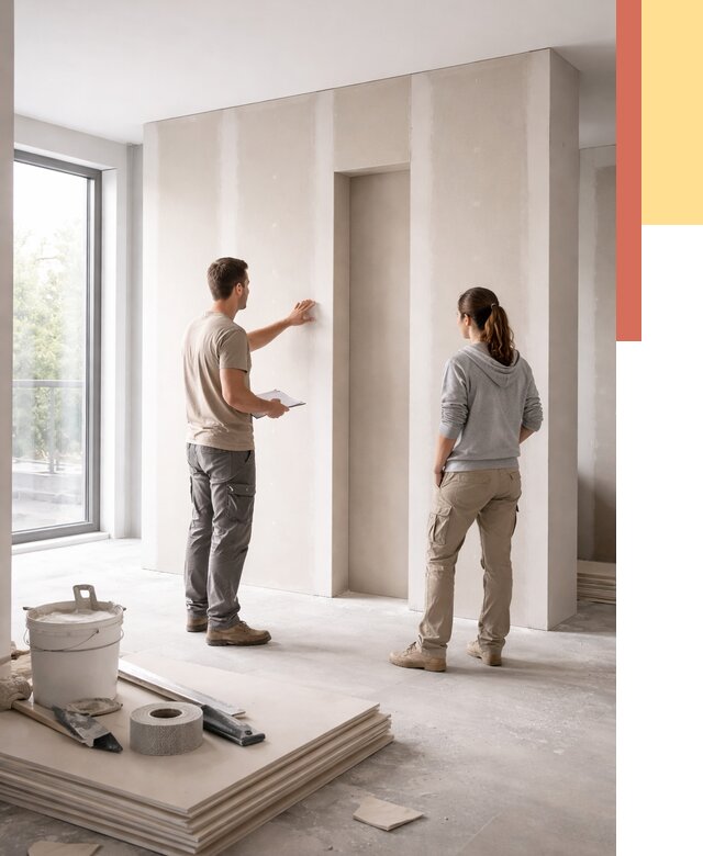 Зонирующая перегородка из гипсокартона в Алексине от 3077 руб. под ключ | ОТДЕЛОЧНИК-Лкс