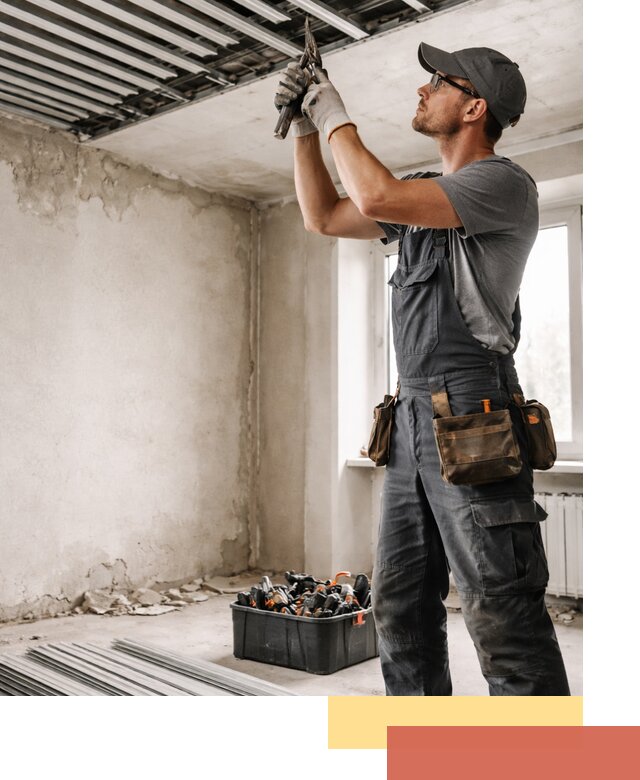 Демонтаж реечного потолка в Алексине быстро и аккуратно