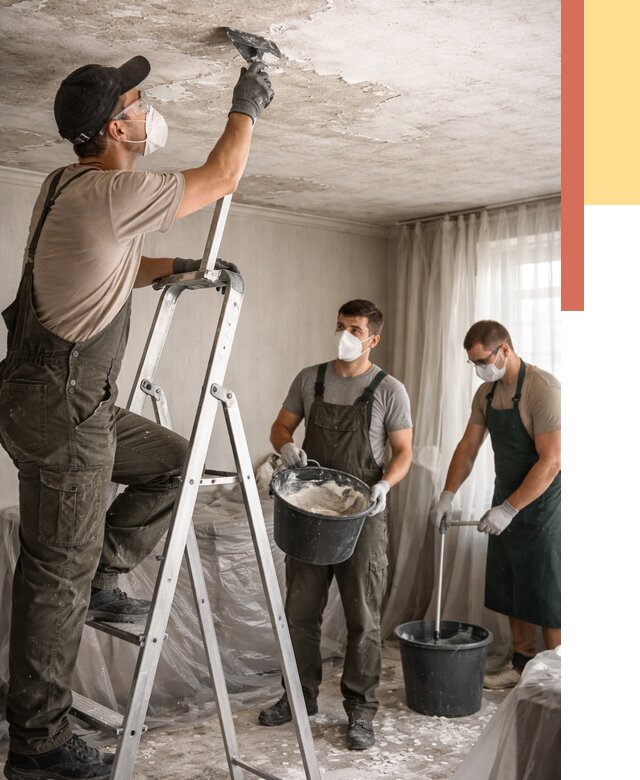 Удаление побелки с потолка в Алексине от 2747 руб. быстро и недорого | ОТДЕЛОЧНИК-Лкс