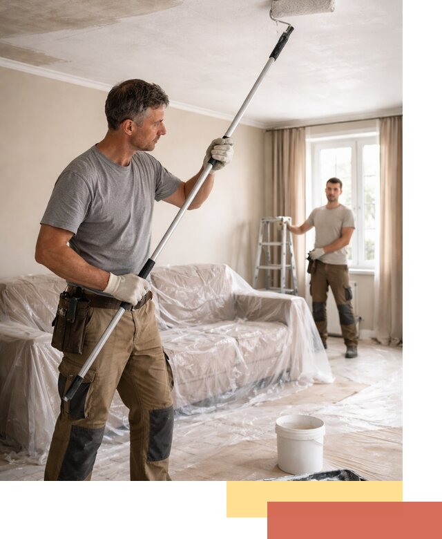 Грунтовка потолка в Алексине — подготовка под покраску и отделку