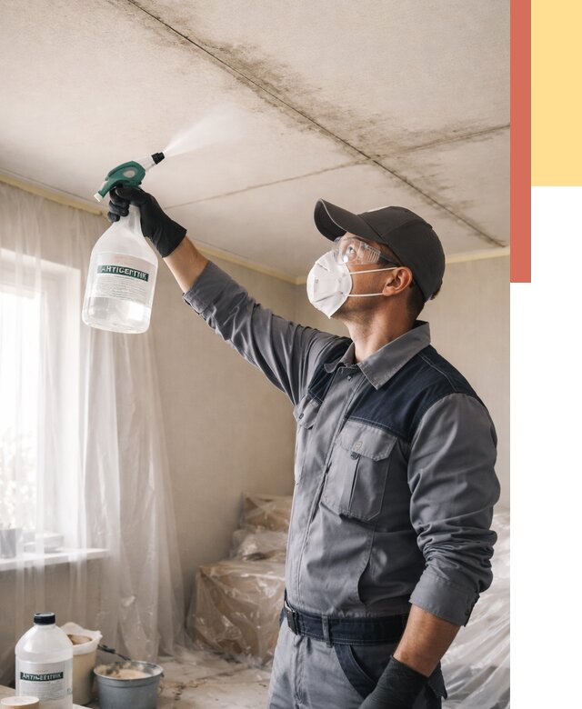 Антисептическая обработка потолка в Алексине от 2747 руб. | ОТДЕЛОЧНИК-Лкс