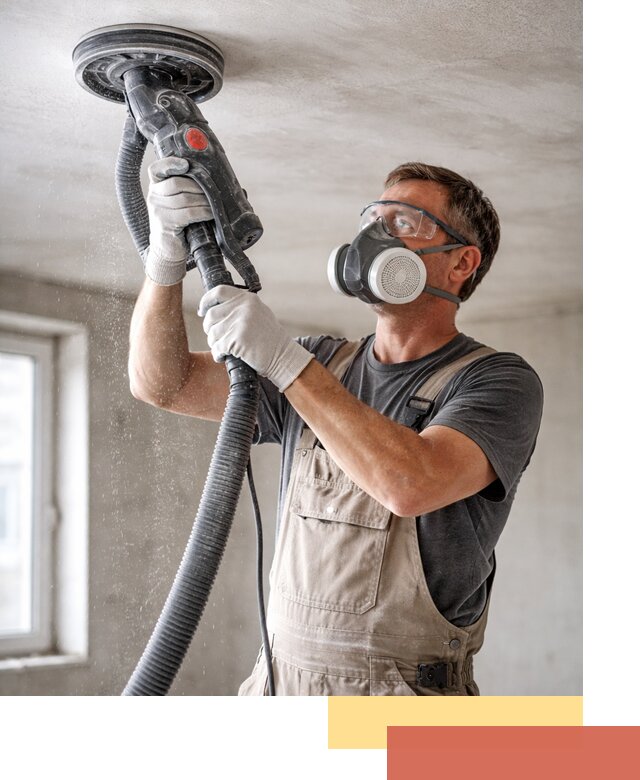 Шлифовка потолка в Алексине — качественная подготовка под отделку