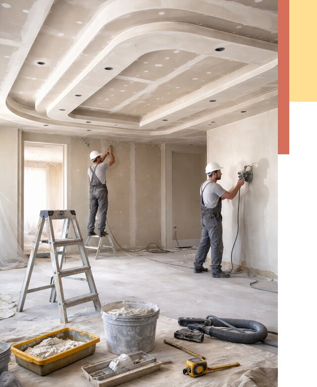 Многоуровневый потолок из гипсокартона в Алексине от 824 руб. под ключ | ОТДЕЛОЧНИК-Лкс