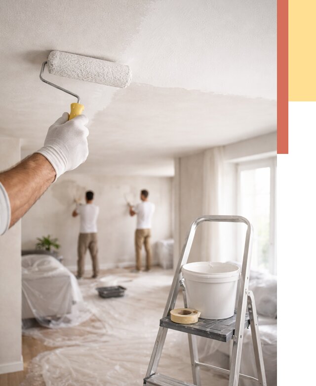 Покраска потолка акриловой краской в Алексине от 2747 руб. | ОТДЕЛОЧНИК-Лкс