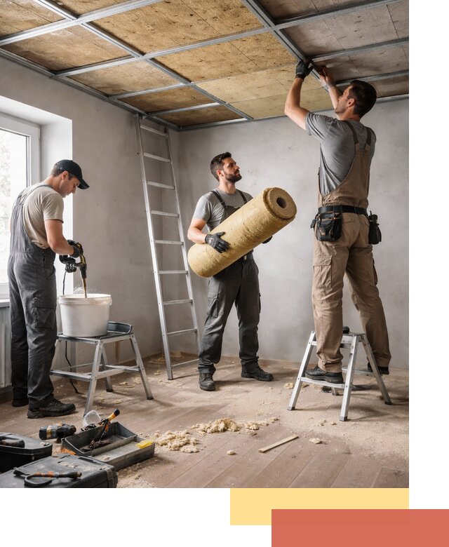 Шумоизоляция потолка в Алексине: профессиональный монтаж и отделка